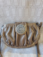 Brighton Brown Leather Clutch Bag