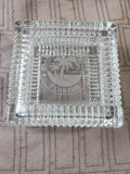 Square Clear Glass Trinket Box