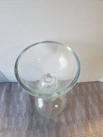 Tall Bubble Glass Hyacinth Forcing Vase