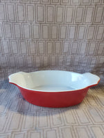 1 QT Oval Stoneware Baking Dish