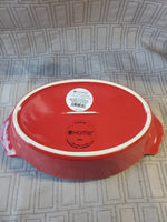 1 QT Oval Stoneware Baking Dish