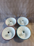 Set of 4 Mini Metal Bundt Pans