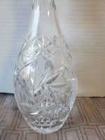 Cut Clear Glass Decanter