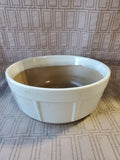 White Glazed Pottery Planter