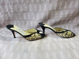 Pair of Jimmy Choo Snakeskin Heels—Women's Size 6.5