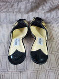 Pair of Jimmy Choo Snakeskin Heels—Women's Size 6.5