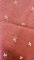 Round Coral "Fleur de Lis" Tablecloth