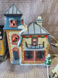 (A) Pair of Merrybrite Christmas Village Light-Up Houses WORKS