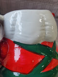 Ceramic Santa Claus Creamer and Sugar Set