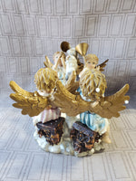 Cedar Creek Collection "Basket Cherubs Trumpeting" Figurine