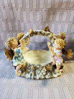 Cedar Creek Collection "Basket Cherubs Trumpeting" Figurine