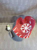 Snowman Dip Bowl and Spreader Set