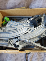 Large Lot of Model Train Station Pieces