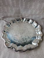 (D) Pair of Silverplate Serving Trays