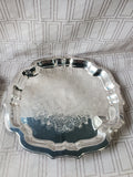 (D) Pair of Silverplate Serving Trays