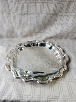 (D) Pair of Silverplate Serving Trays