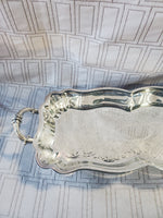 Silverplate Footed Candy Dish