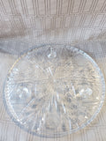 Clear Glass Footed Cake Stand