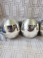 Set of 10 WM. A. Rogers Silverplate Roly Poly Cups