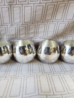 Set of 10 WM. A. Rogers Silverplate Roly Poly Cups