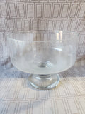 Clear Glass Trifle Dish