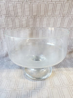 Clear Glass Trifle Dish