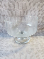 Clear Glass Trifle Dish