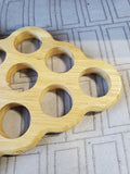 Wooden Grape Bunch Trivet