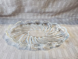 Mikasa "Sweet Peppermint Swirl" Glass Candy Dish