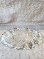 Mikasa "Sweet Peppermint Swirl" Glass Candy Dish