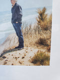 Man Looking at Beach Print