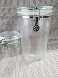 (B) Lot of Assorted Kitchen Pantry Storage Canisters