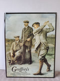 Vintage Metal Geoffrey's Apparel Advertisment Sign