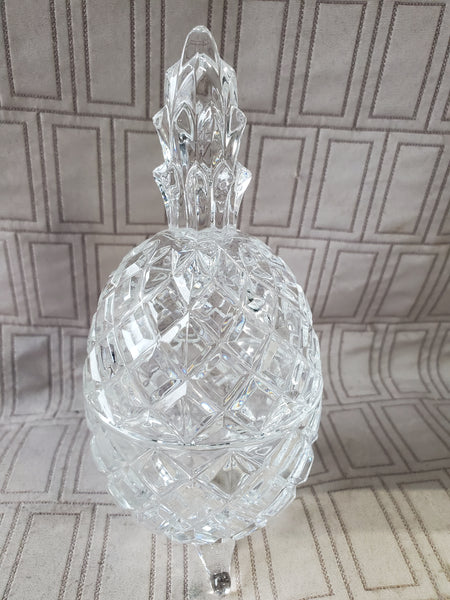 Clear Glass Pineapple Trinket Dish