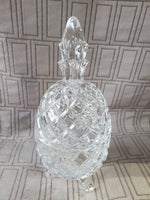 Clear Glass Pineapple Trinket Dish