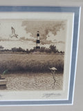 Signed and Numbered Man on Boat Print