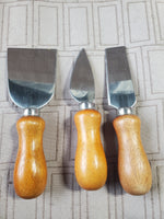 Martha Stewart Wooden Cheese Board with 3 Cheese Knives