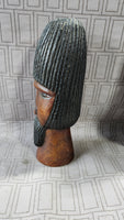 (A) Carved Wooden Folk Art Statue