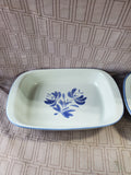 Pair of Pfaltzgraff "Yorktowne" Baking Dishes