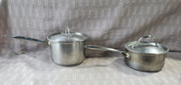 Pair of Stainless Steel Sauce Pans