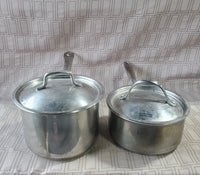 Pair of Stainless Steel Sauce Pans