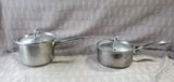 Pair of Stainless Steel Sauce Pans