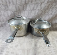 Pair of Stainless Steel Sauce Pans