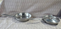 Pair of Small Stainless Steel Skillets