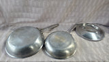 Pair of Small Stainless Steel Skillets