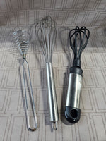 Lot of 3 Whisks