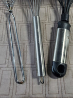 Lot of 3 Whisks