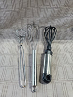 Lot of 3 Whisks