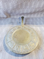 Brass Bed Warmer with Chinese Zodiac Symbols