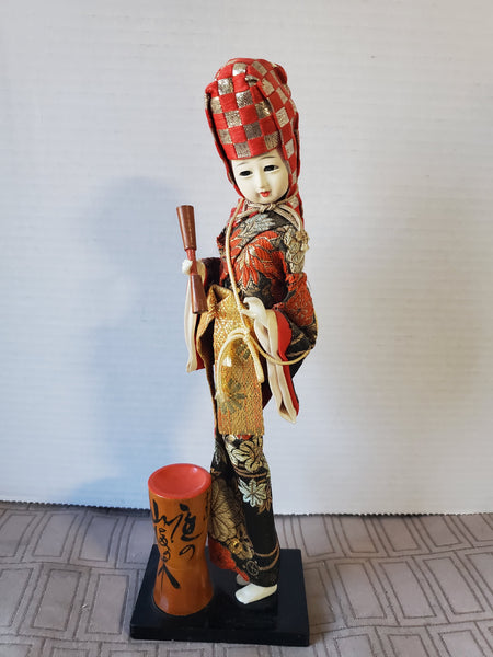 (A) Vintage Asian Inspired Decorative Doll